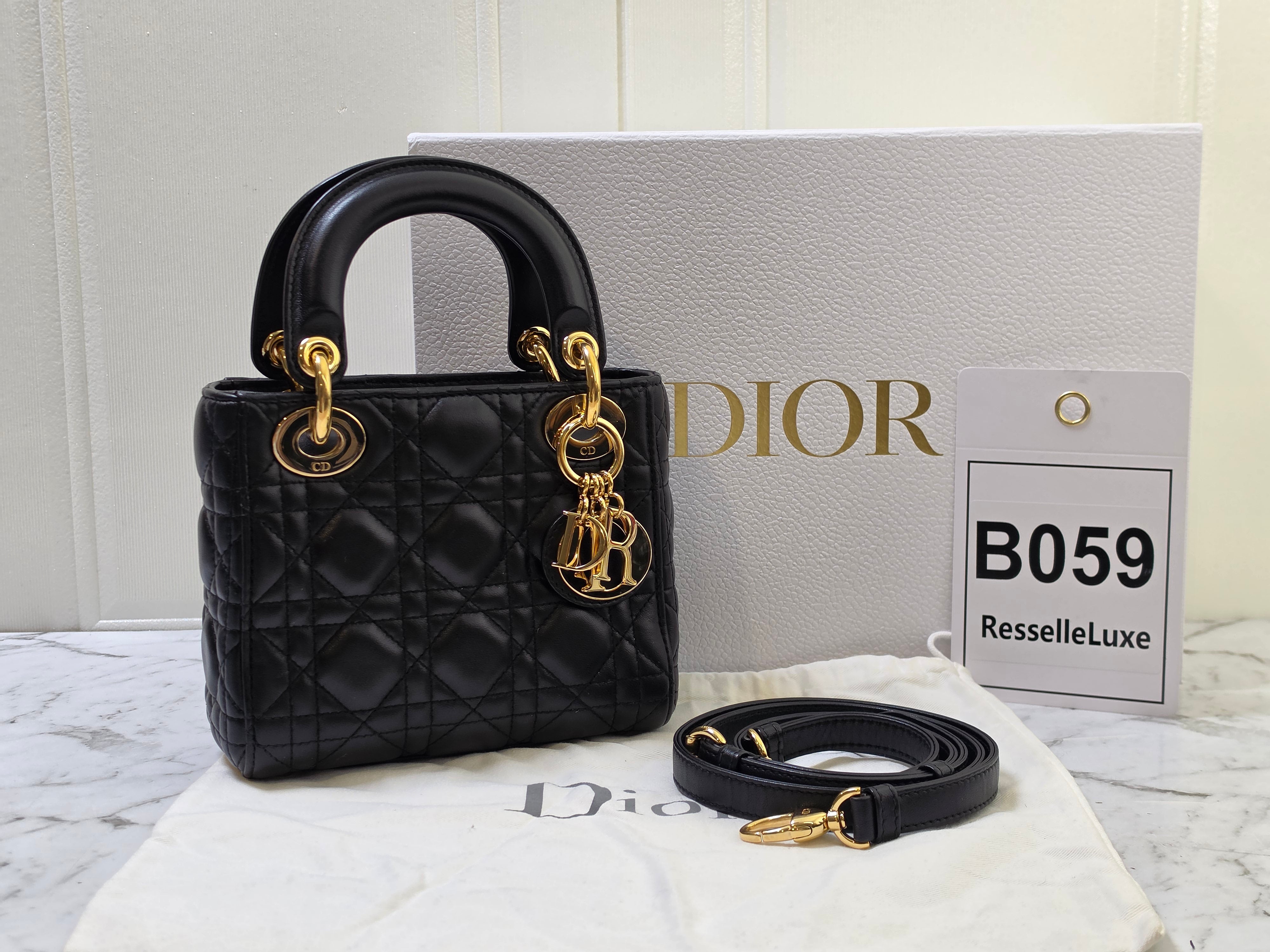 Dior Lady Dior Mini Black