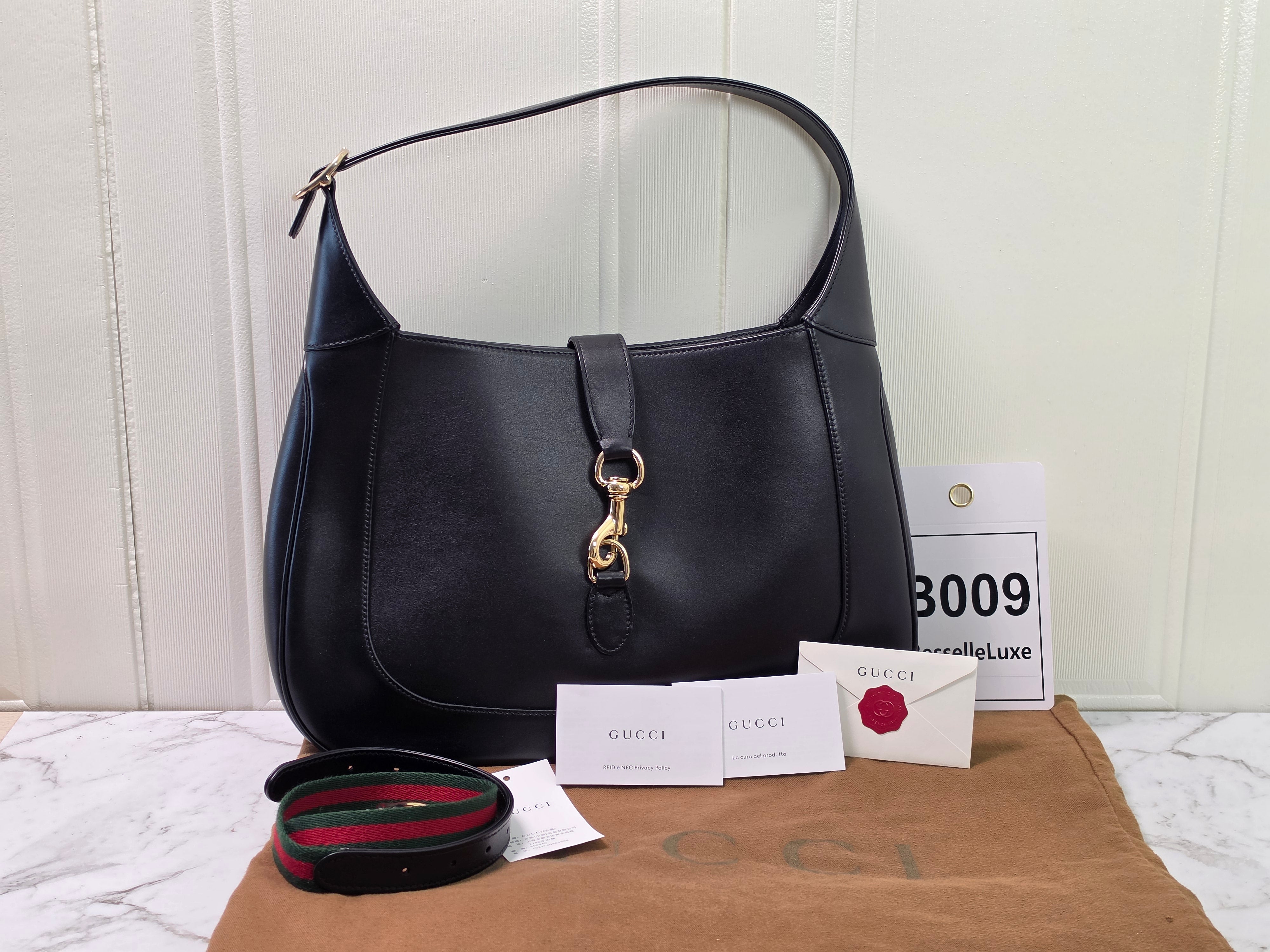 Gucci Jackie 1961 Black Shoulder Bag Large