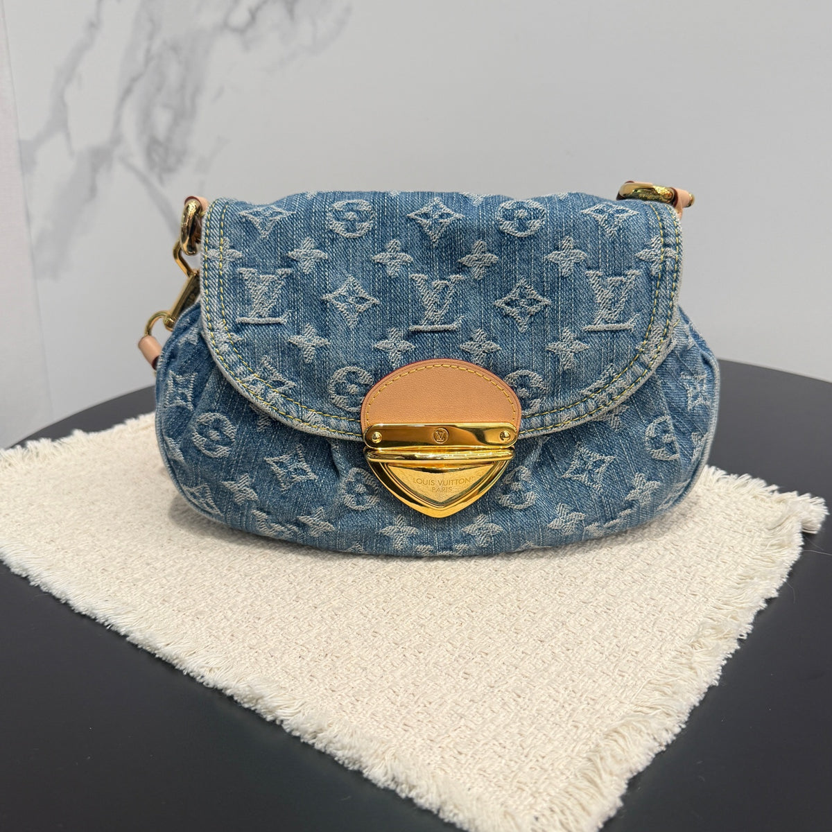 Vuitton Sunset Monogram Denim Hobo
