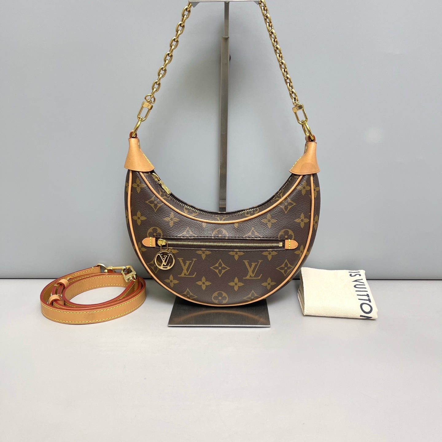 Louis Vuitton Loop Monogram Crescent Bag