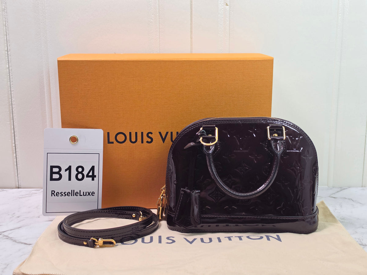 Louis Vuitton Alma BB Amarante Monogram Vernis