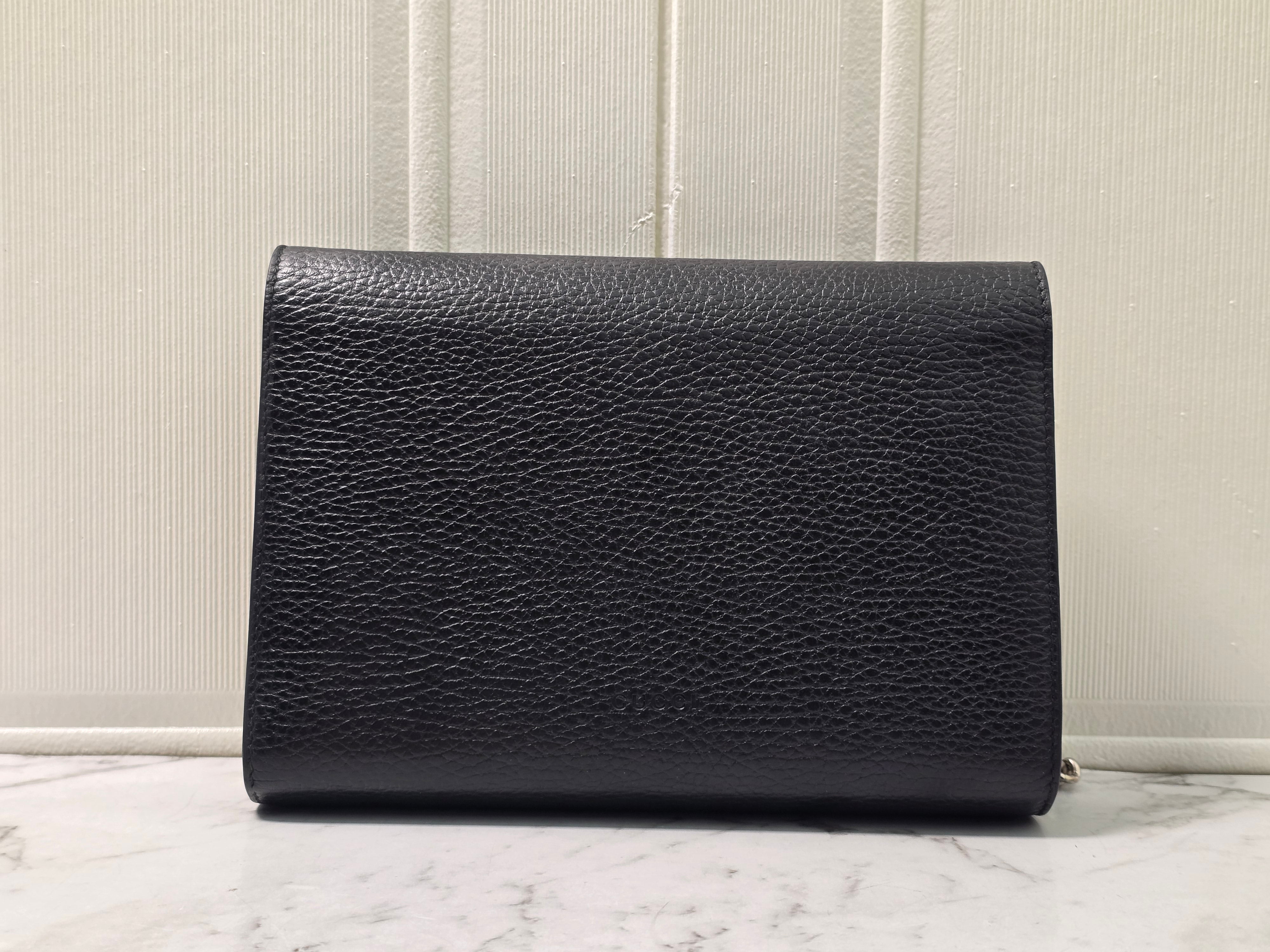 Gucci Dionysus Chain Wallet Black