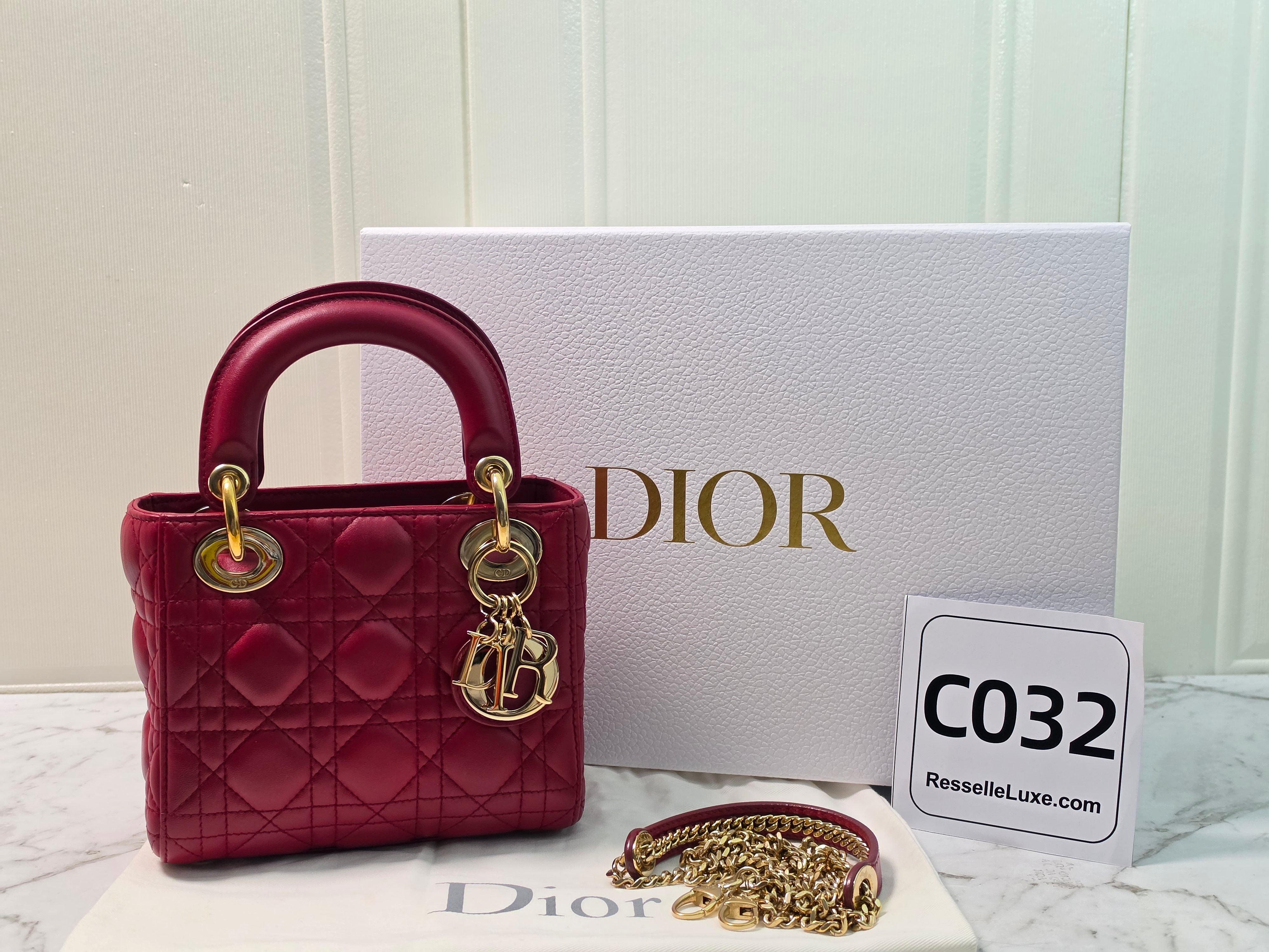 Dior Mini Lady Dior Red