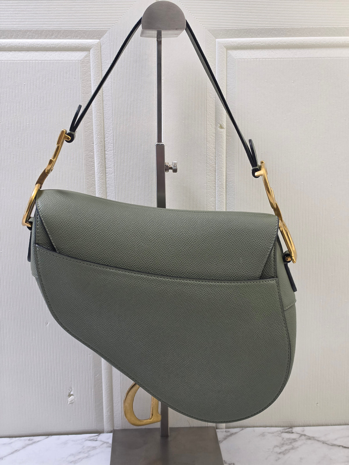 Dior Saddle Medium Green