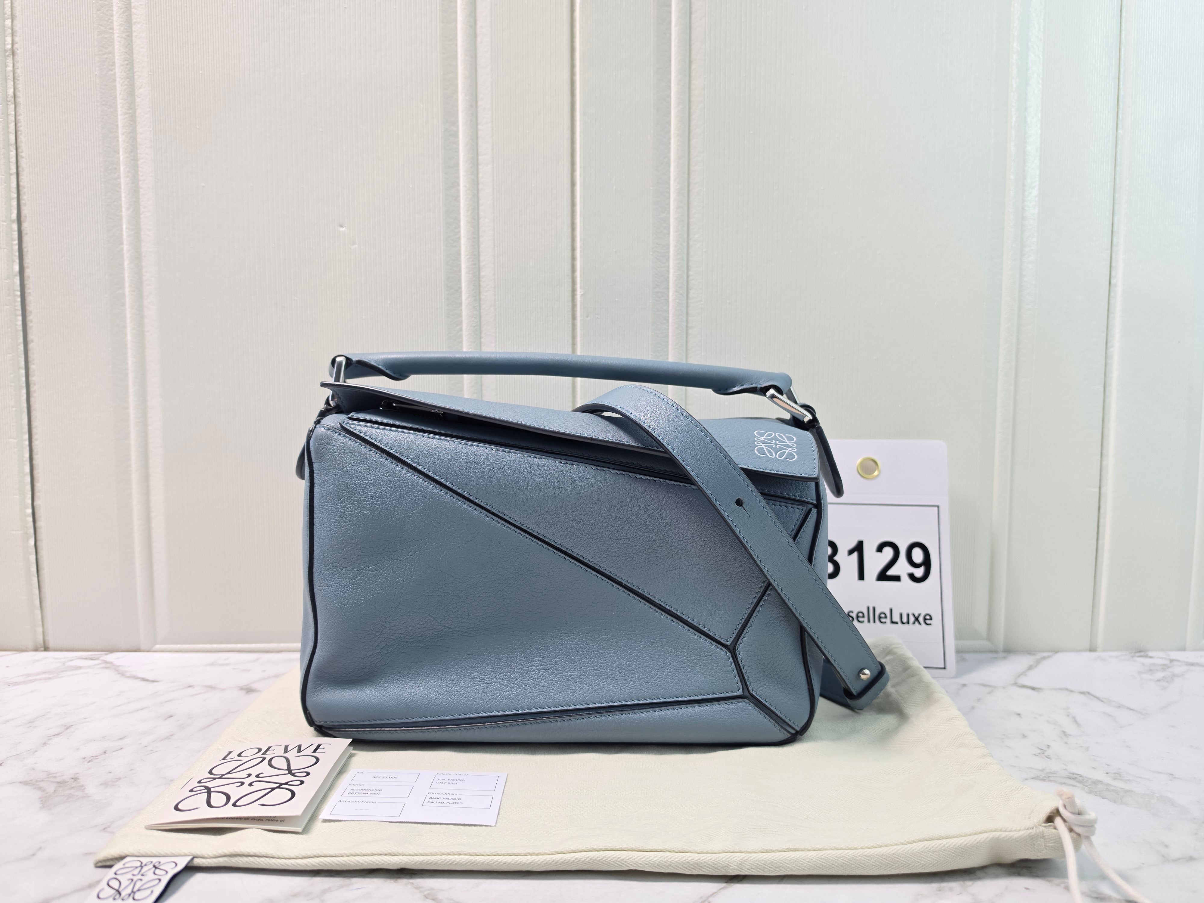 Loewe Puzzle Small Dusty Blue