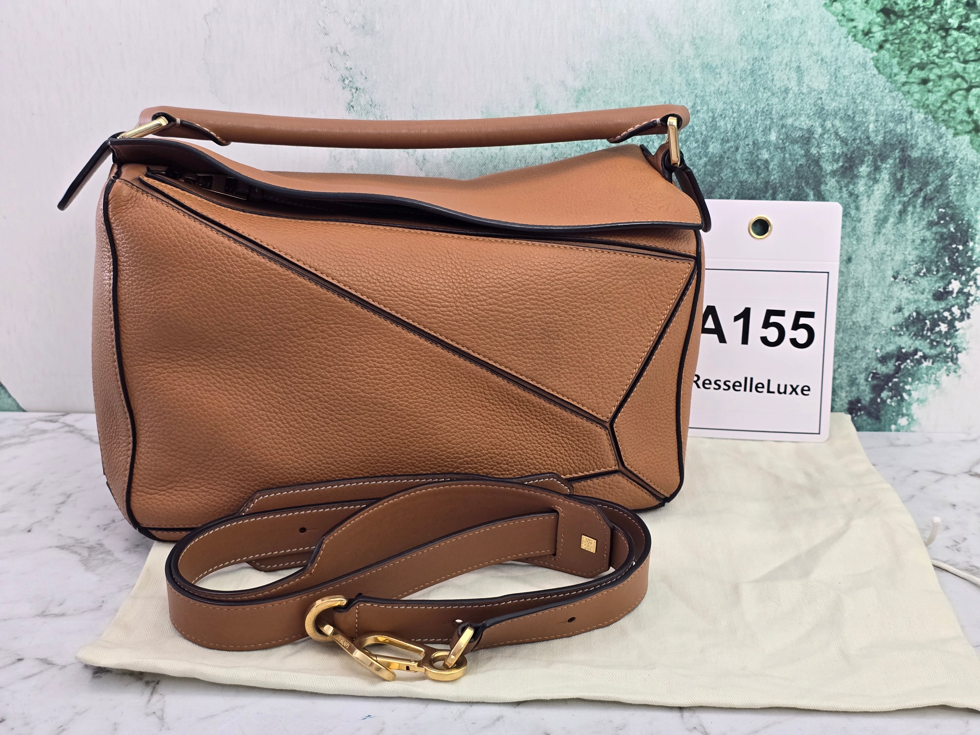 Loewe Puzzle Medium caramel grained