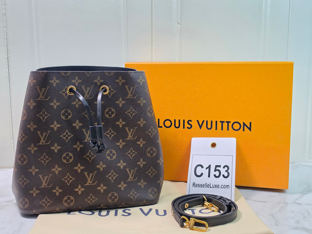 Louis Vuitton Neonoe Monogram Canvas Black