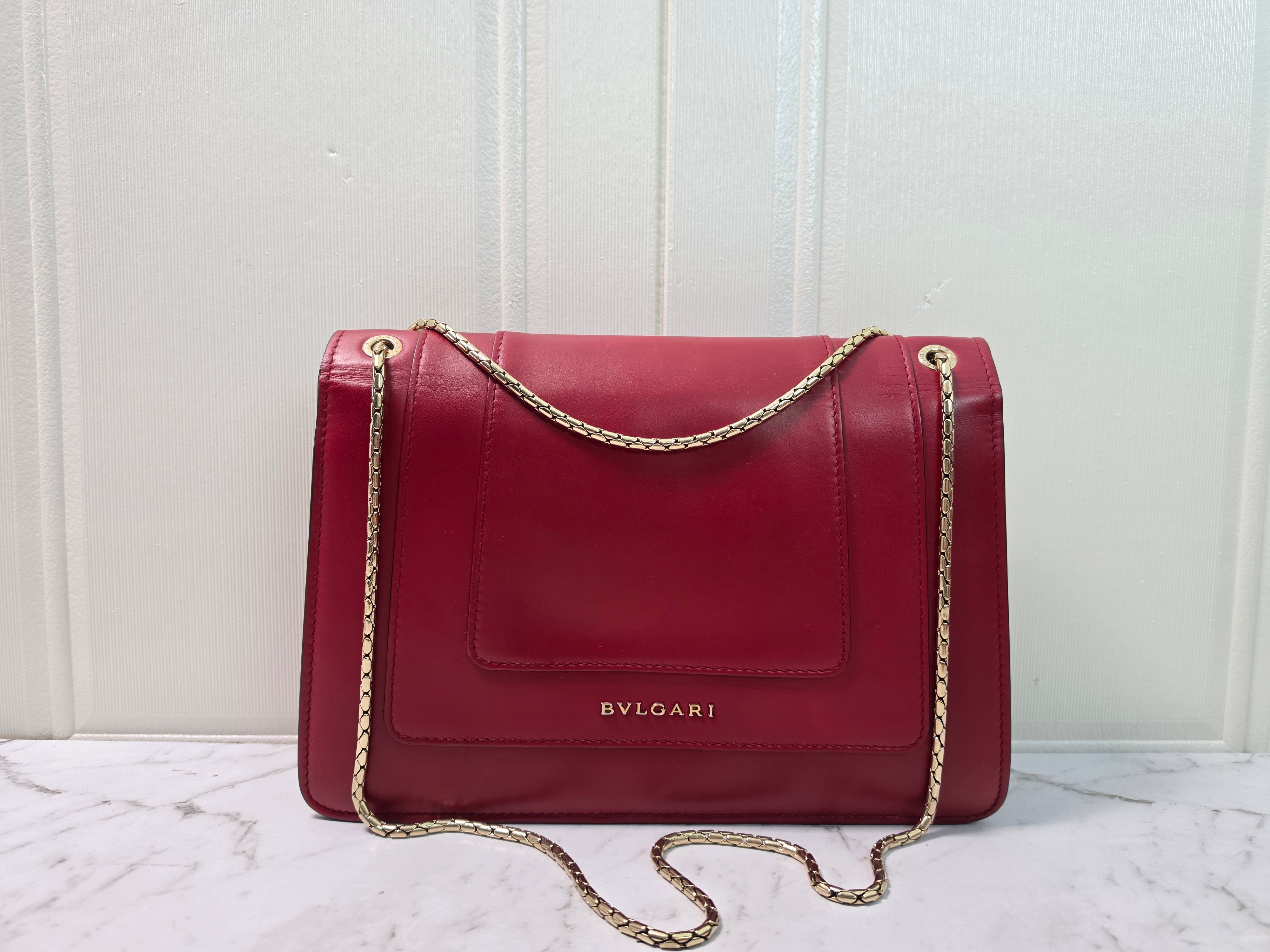 Bvlgari Serpenti Forever Red Crossbody