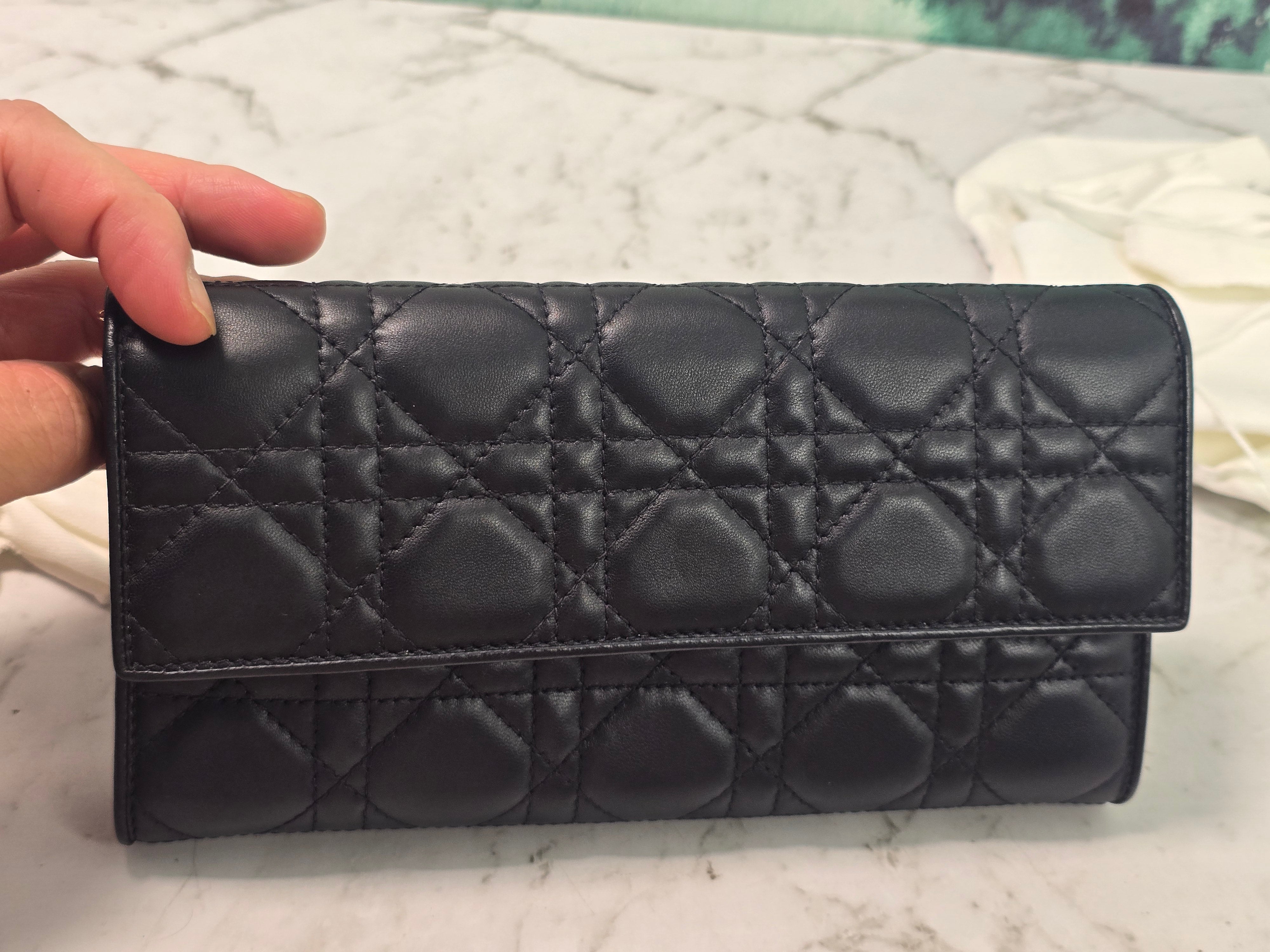 Lady Dior Pouch Black
