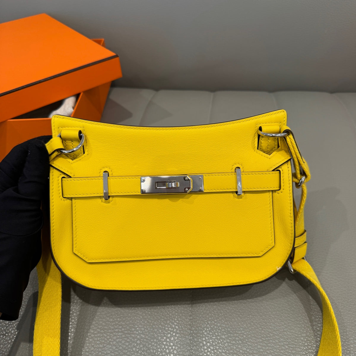 Hermès Jypsiere Mini Yellow