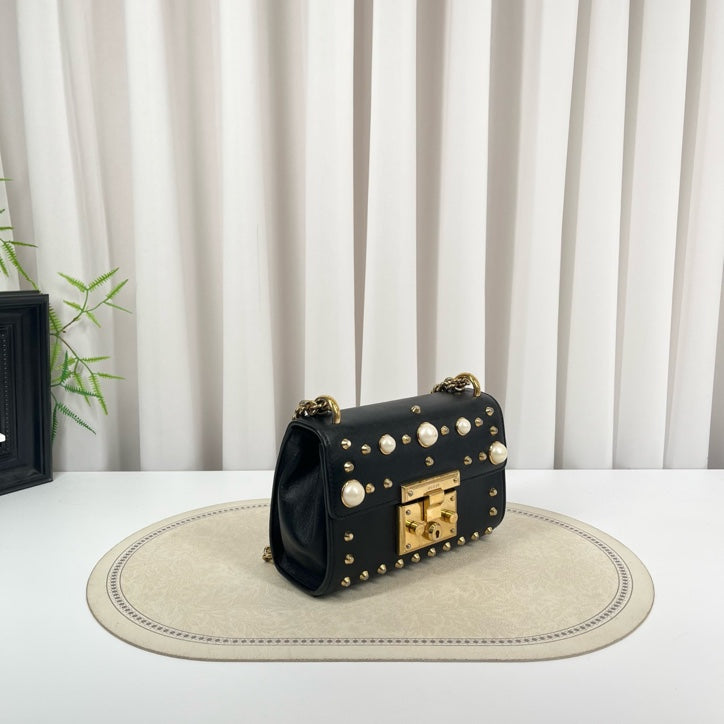 Gucci Padlock Pearl Black