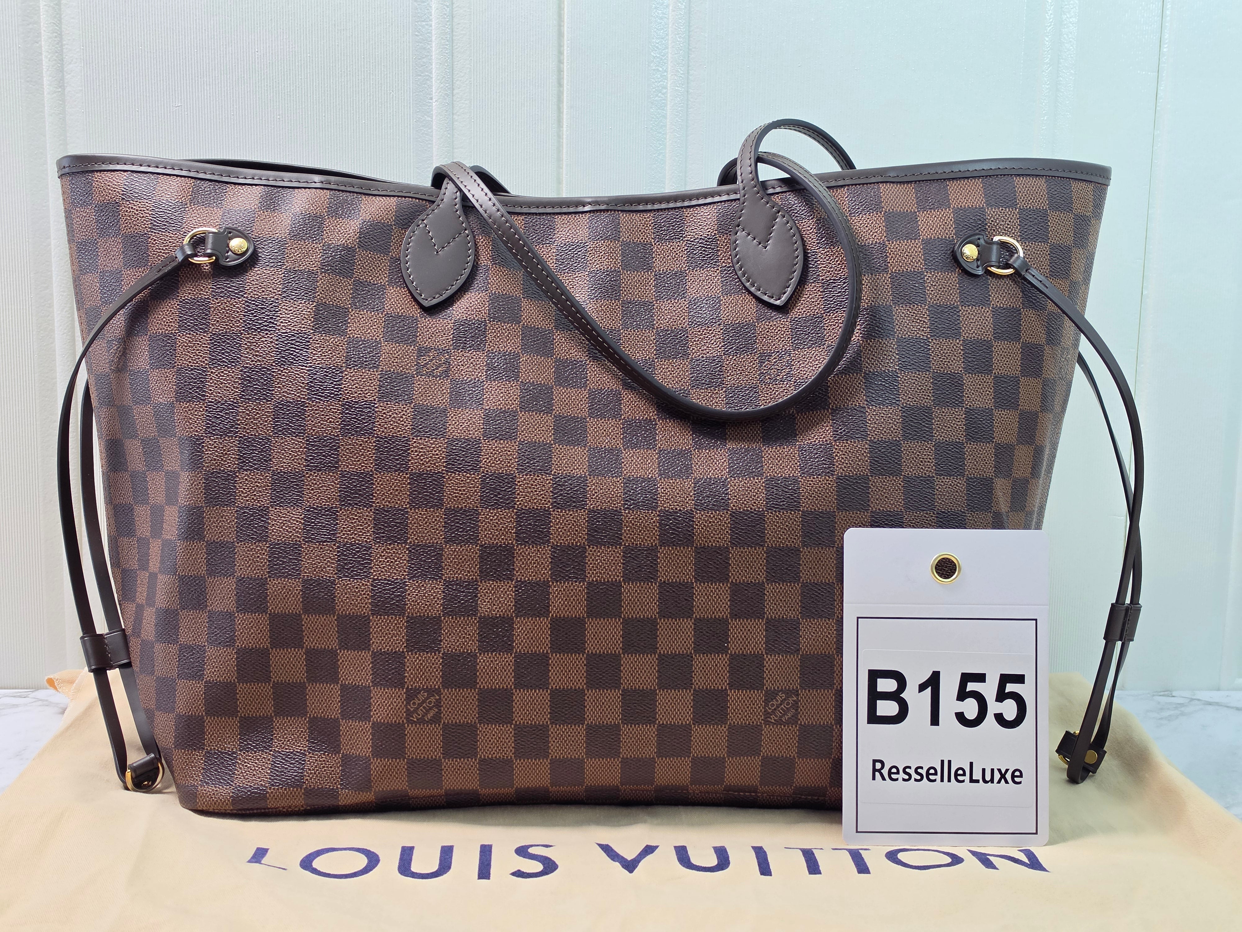 Louis Vuitton Neverfull GM Damier Ebene Tote