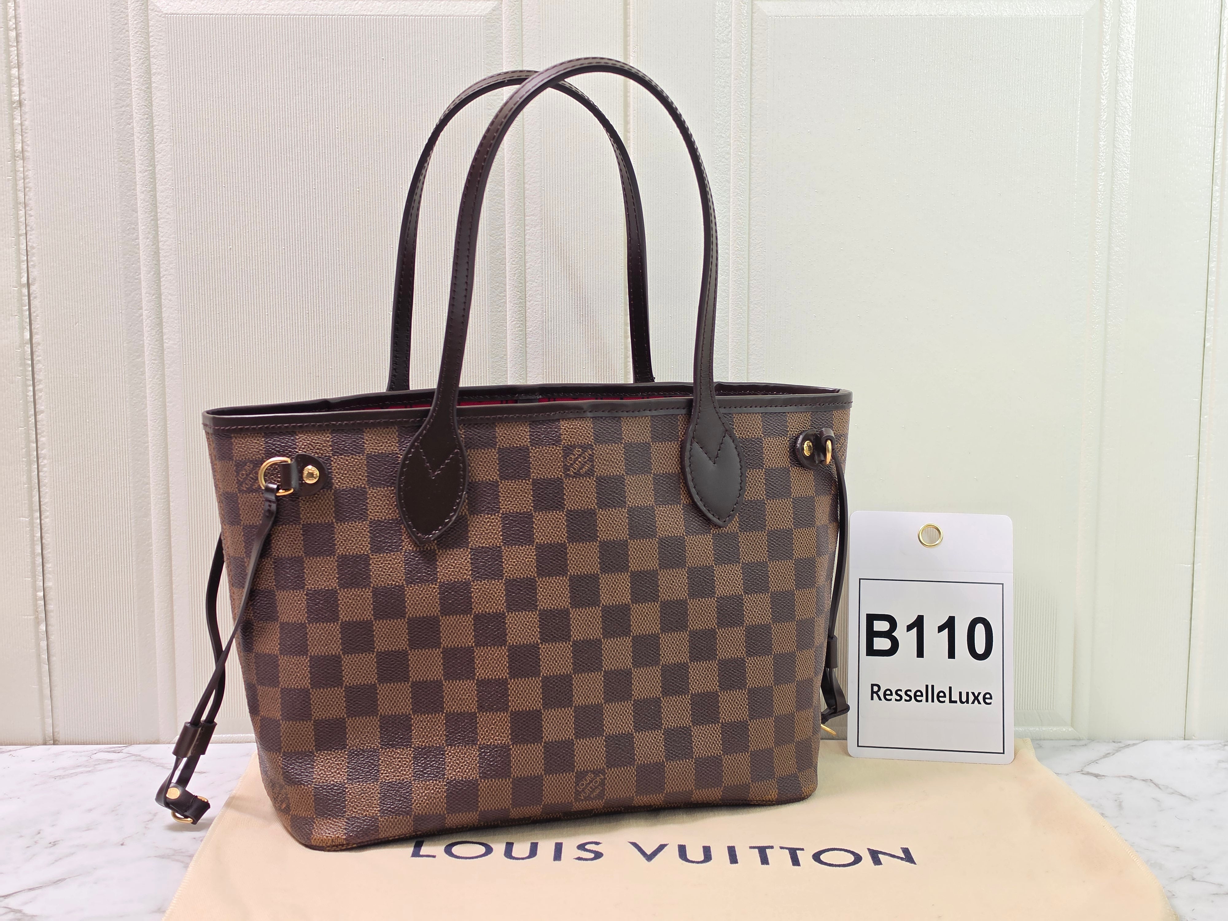 Louis Vuitton Neverfull BB Damier Ebene Tote