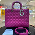 Dior Lady Dior Large Hot Pink