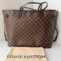Louis Vuitton Neverfull GM Damier Ebene Canvas Tote Bag