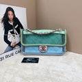 Chanel Classic Flap Medium 25cm PVC Transparent Pastel