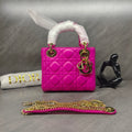 Dior  Lady Dior Mini Hot Pink