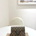 Gucci Mini Dionysus Wallet On Chain in GG Supreme Canvas