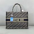 Dior Book Tote Oblique Embroidery