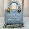 Dior Lady Dior Mini - Dusty Blue