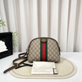 Gucci Ophidia GG Supreme Shell Bag