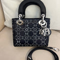 Lady Dior Satin Black Mini