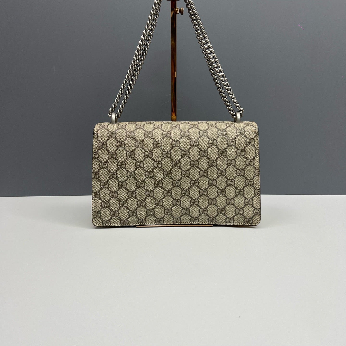 Gucci Dionysus Medium GG Supreme Yellow Suede Trim