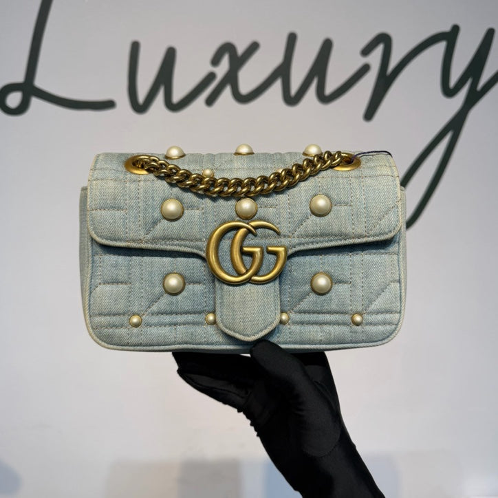 Authentic Pre-owned GUCCI Marmont Top Handle Bag