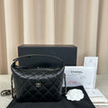 Chanel Lunch Box Small Black Caviar Bag