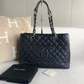 Chanel GST Tote, Black Caviar Leather