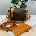 Louis Vuitton Side Trunk PM Monogram Canvas Vachetta