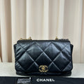 Chanel 19 Bag Black & Gold Chain Bag