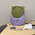 Gucci GG Marmont Half-Moon Hobo Bag