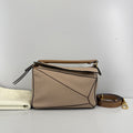Loewe Puzzle Small Sand Grained Calfskin Geometric
