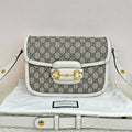 Gucci 1955 Horsebit GG Supreme White