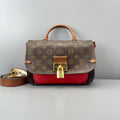 Louis Vuitton Monogram Canvas & Red