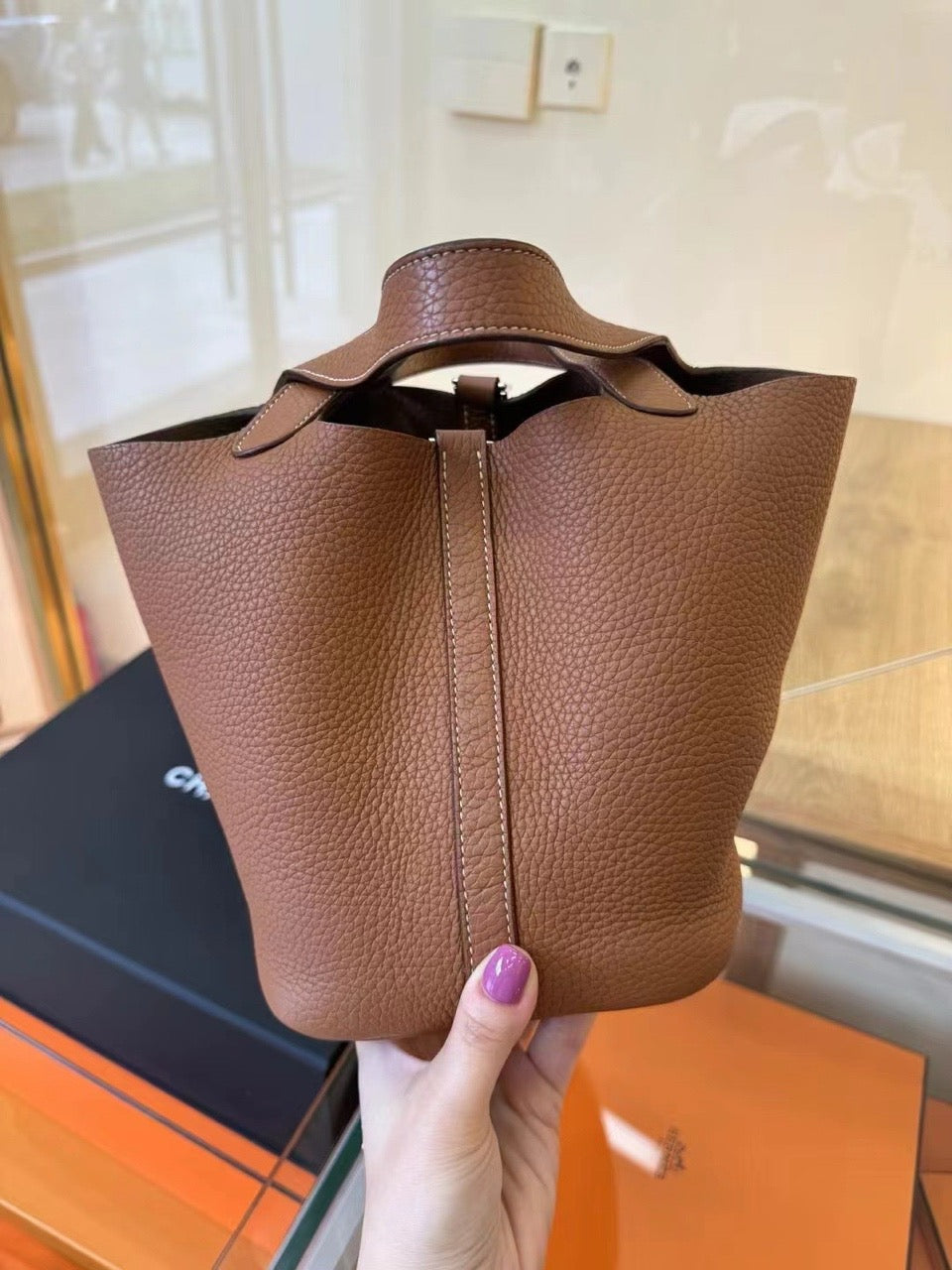 Hermès Picotin Lock 18 Brown Stamp R