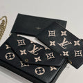Louis Vuitton Pochette Felicie Black Beige Giant