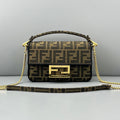 Fendi Mini Baguette FF Zucca Canvas