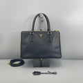 Prada Black Saffiano Leather Galleria Medium