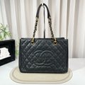 Chanel GST Large Black Caviar Leather