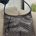 Goyard Hobo Shoulder Tote Bag Black