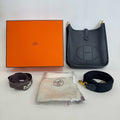 Hermès Evelyne 16 Mini, Black Clemence Leather