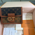 Louis Vuitton Dauphine MM Monogram Reverse Canvas