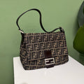 Fendi Brown Zucca Baguette