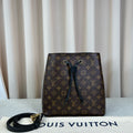 LV NeoNoe MM Monogram Black Bag
