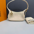 Louis Vuitton White Empreinte Leather Mini Moon Handbag