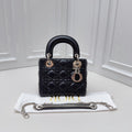 Dior Mini Lady Dior Black Lambskin Handbag