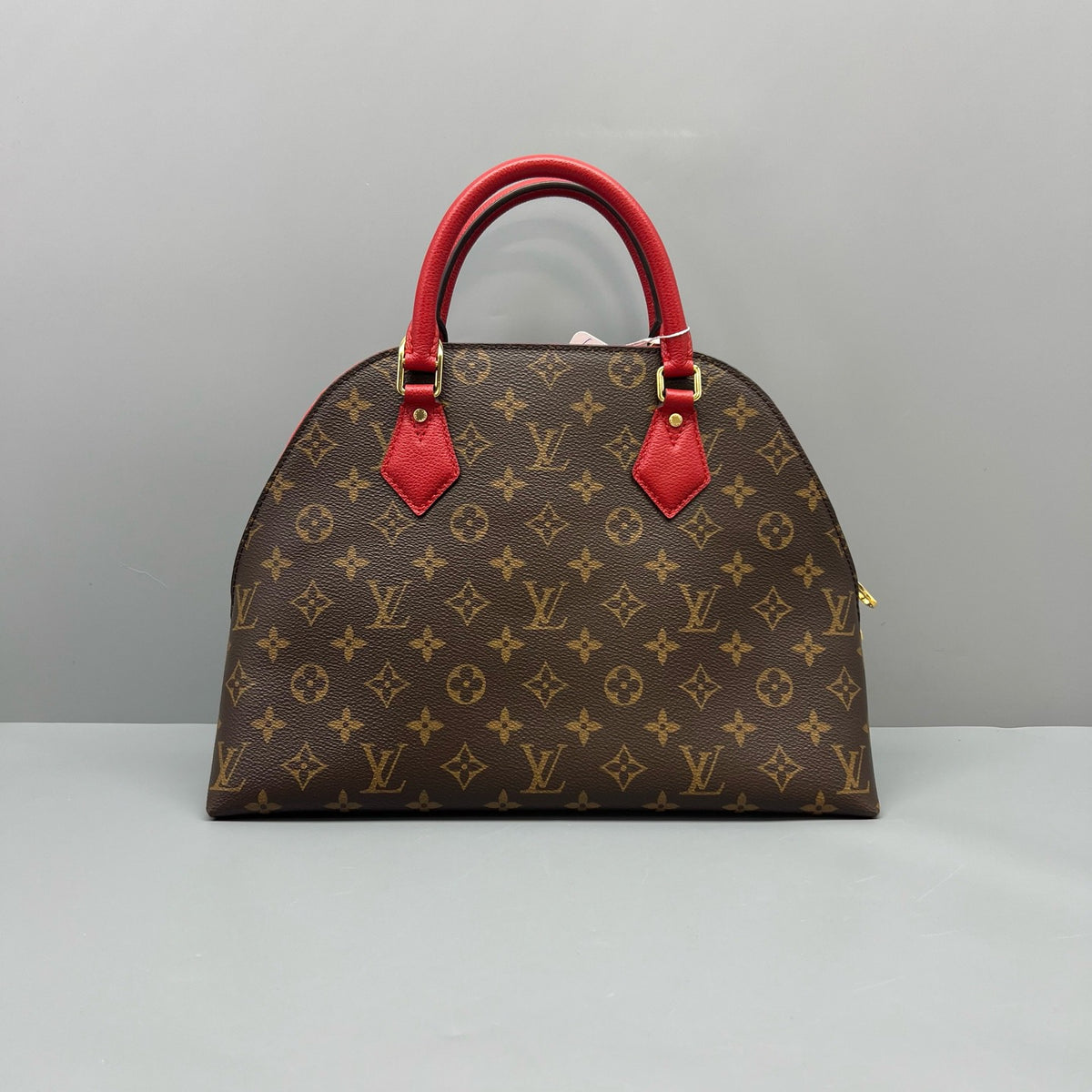 Louis Vuitton Alma MM Canvas Red（Missing lock）