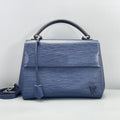Louis Vuitton Blue Epi Leather Cluny